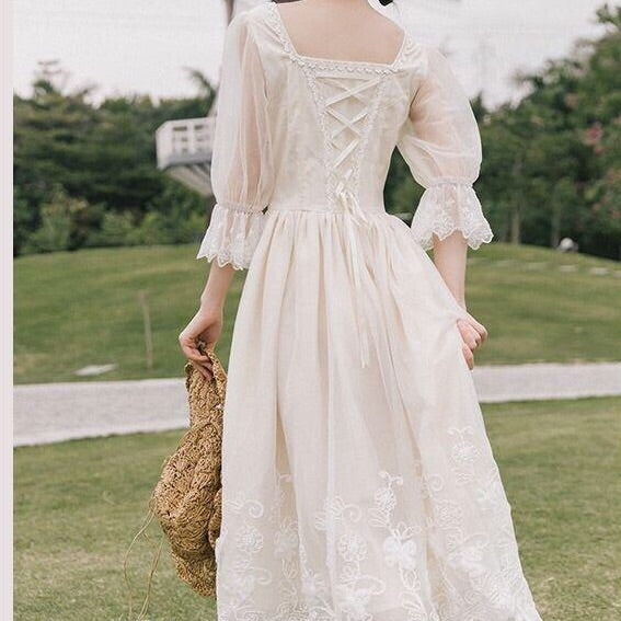 Aesthetic Princess cottagecore Dress