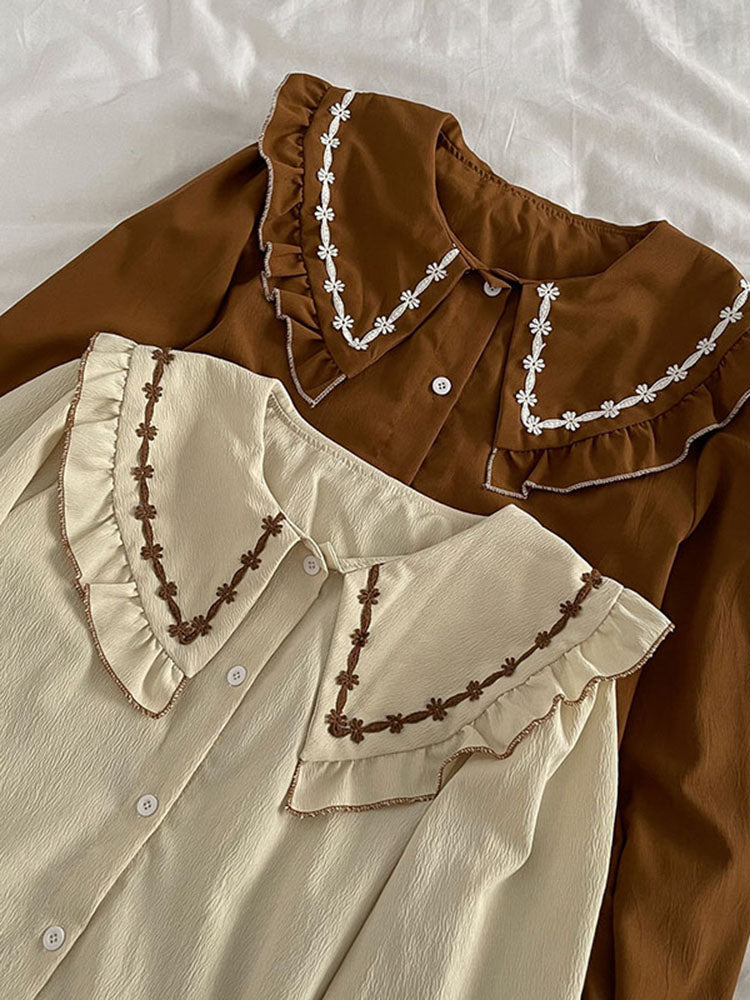 Vintage style Elegant Cottagecore Shirt