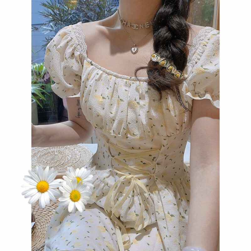 Floral Cottage Fairy Dress