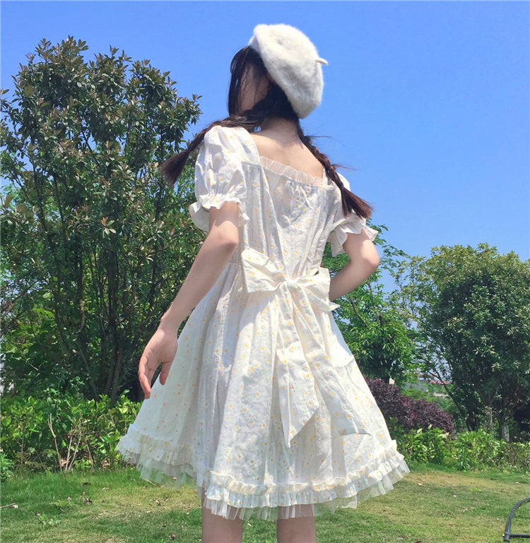 Kawaii Princess Short Sleeve Summer cottagecore Dress