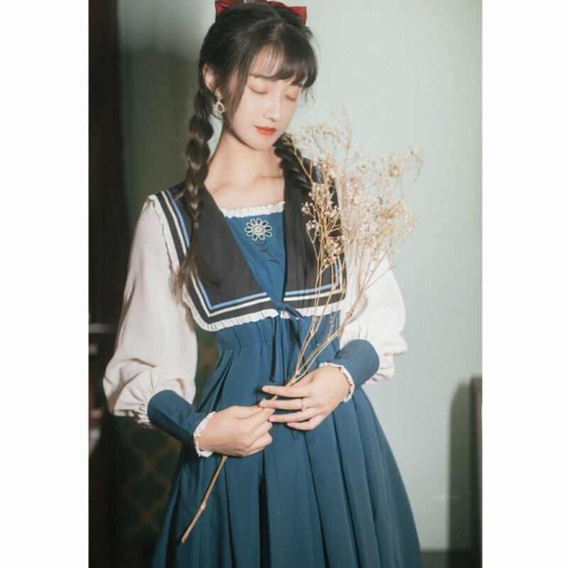 Flower Vintage-style Dress