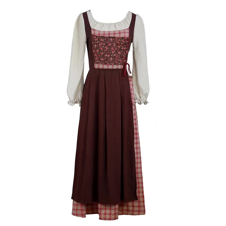 Autumn Cotton Cottagecore Dress