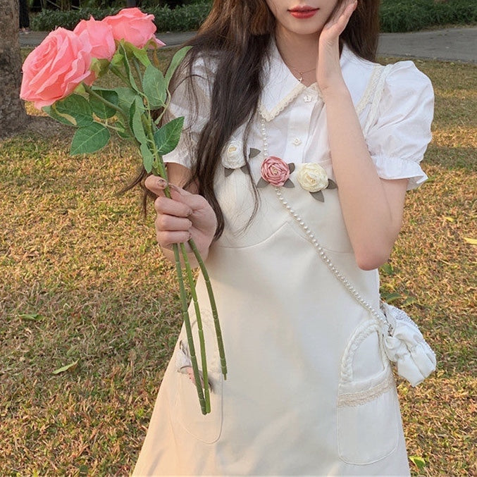 Rose 2-Piece Flower Fairy Dress Set
