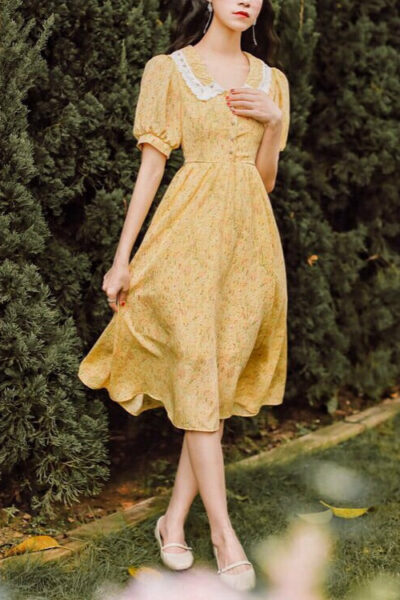 Cute Kawaii Cottagecore Dress