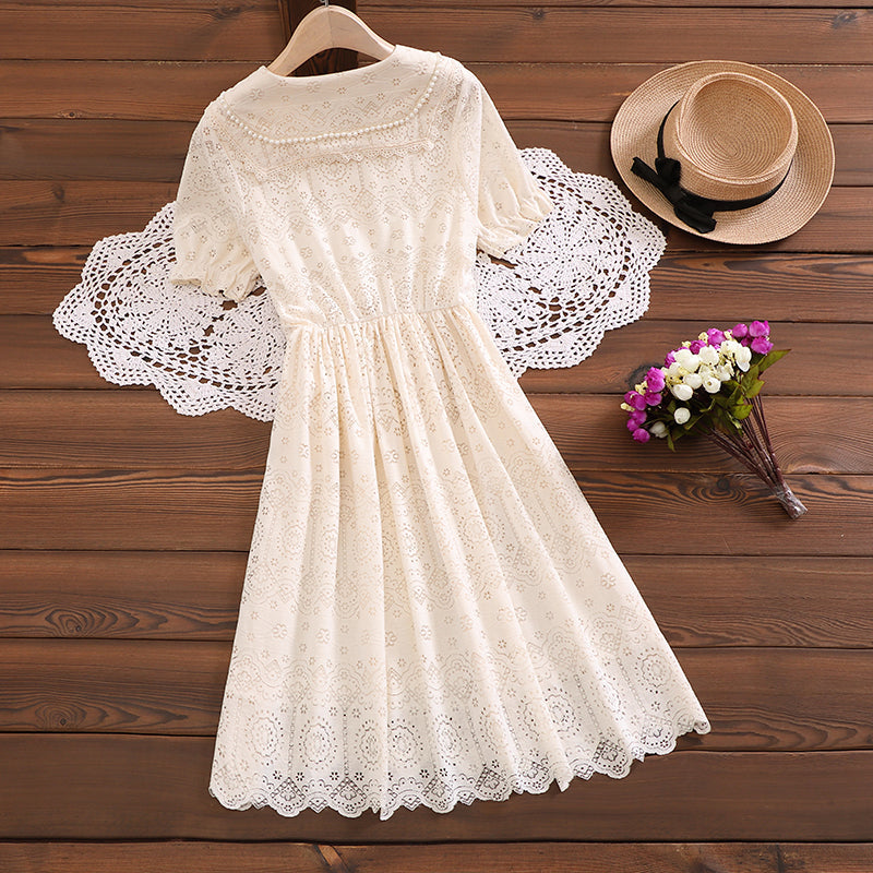 Pearl & Lace Cottagecore Dress