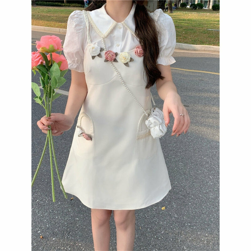 Rose 2-Piece Flower Fairy Dress Set