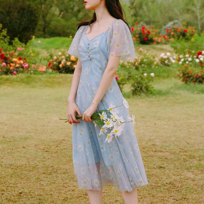 Soft Girl Cottagecore Fairy Dress