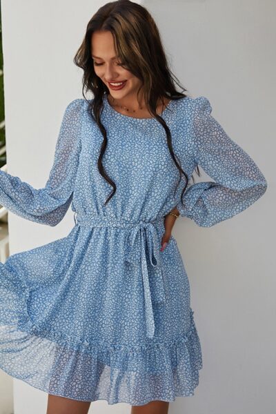 Cottagecore long sleeve dress