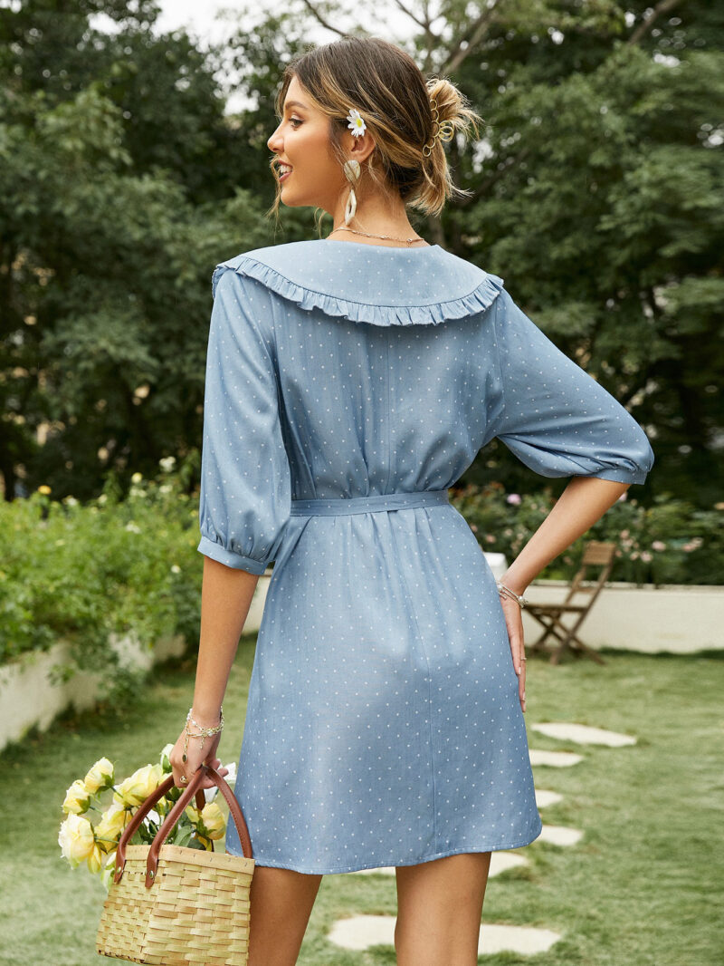 Light blue cottagecore dress 2