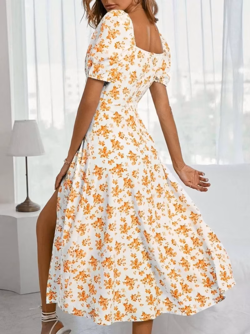 Ruffle cottagecore dress