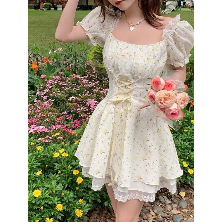 Floral Cottage Fairy Dress