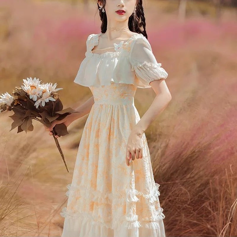 Butterfly Sunflight Princess Cottagecore Fairy Dress