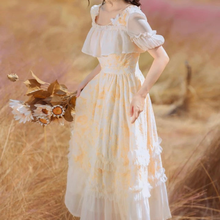 Butterfly Sunflight Princess Cottagecore Fairy Dress