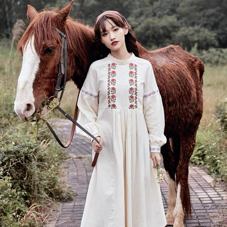 Mountain Girl Vintage Cottagecore Dress