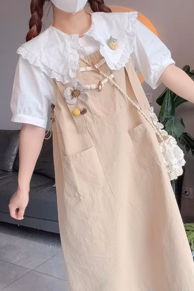 Rose 2-Piece Flower Fairy Dress Set
