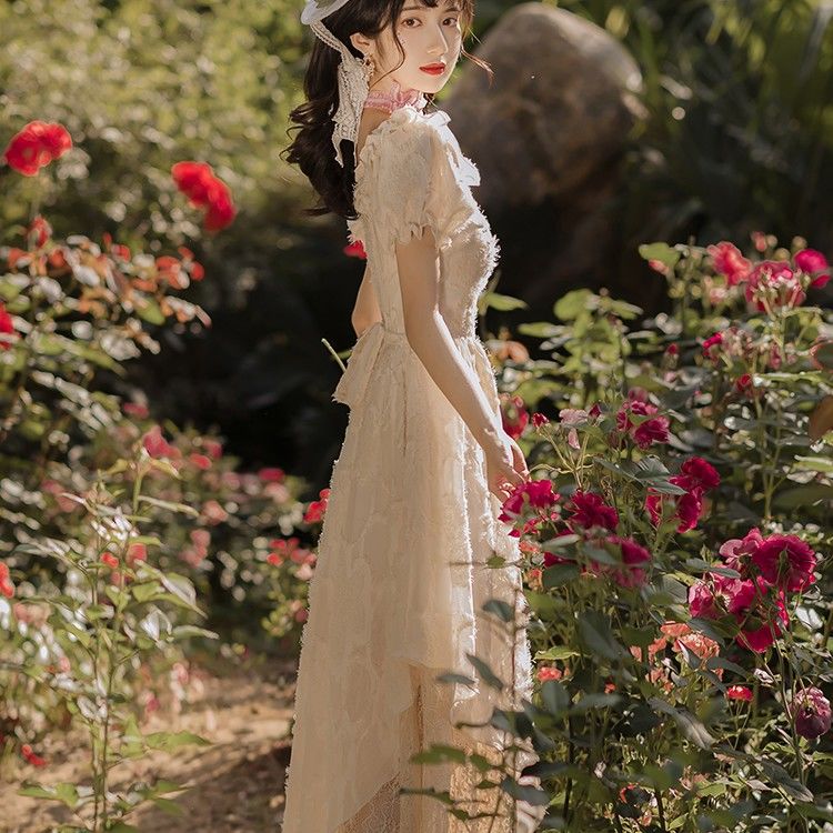 Vintage Princess Lace cottagecore Dress