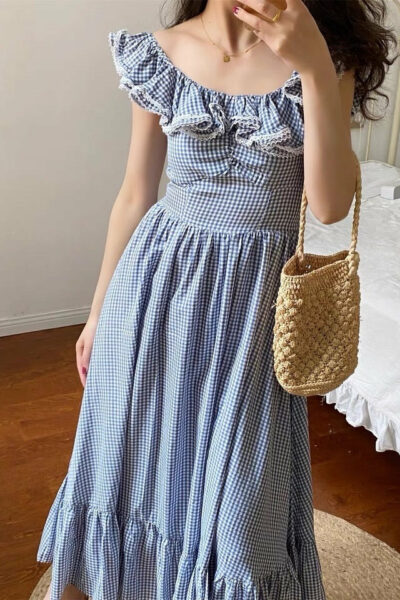 Cottagecore Cotton Dress